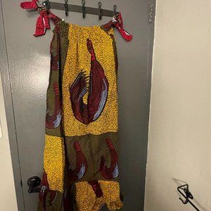 Dress in african wax style